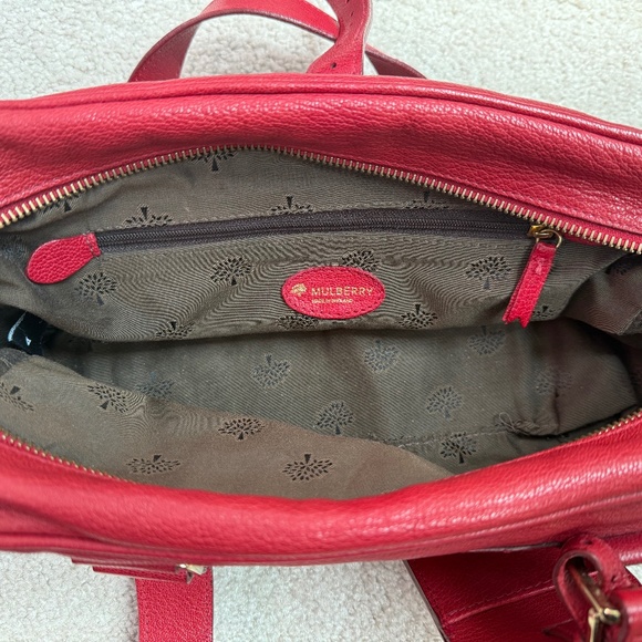 Authentic Mulberry Mabel Bag, red leather - Picture 2 of 13